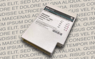 Retro-Trip: Schriftmodul-Kassetten