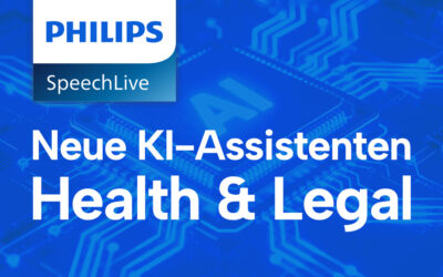 Die SpeechLive Health & Legal KI Assistenten: Sichere und fachlich korrekte Echtzeit-Dokumentation